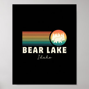 Bear Lake Idaho Reis Vakantie Souvenir Poster