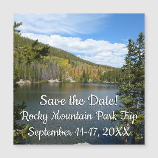 Bear Lake in Rocky Mountain National Park (Voorkant)