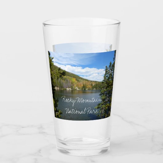 Bear Lake in Rocky Mountain National Park Glas (Voorkant)