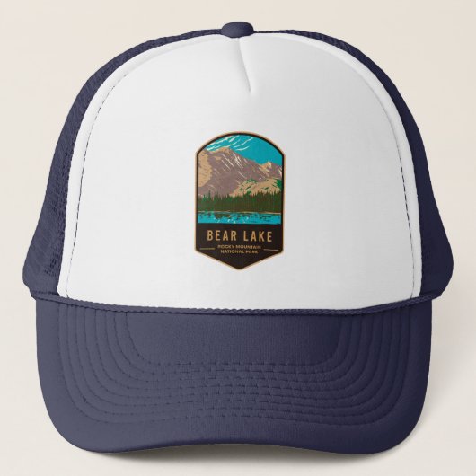 Bear Lake Rocky Mountain National Park Trucker Pet (Voorkant)