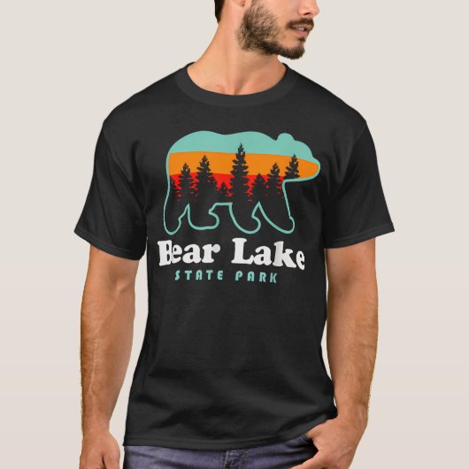 Bear Lake State Park Kamperen Utah T-shirt (Voorkant)