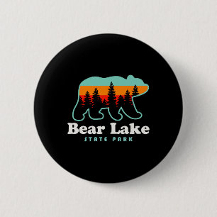 Bear Lake State Park Kamperen Utah Wandelen Ronde Button 5,7 Cm