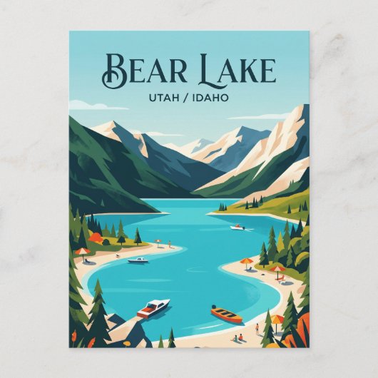 Bear Lake USA Briefkaart (Voorkant)
