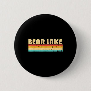 Bear Lake Utah Grappige Vissen Camping Zomer Ronde Button 5,7 Cm