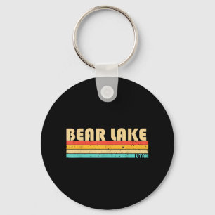 Bear Lake Utah Grappige Vissen Kamperen Zomer  Sleutelhanger