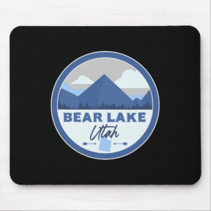 Bear Lake Utah Ut Bergen Badge Wandel Souvenir Muismat