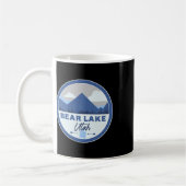 Bear Lake Utah Ut Mountains Badge Hiking Souvenir  Koffiemok (Links)