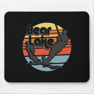Bear Lake Utah Waterskiën Waterski Retro Vintage Muismat