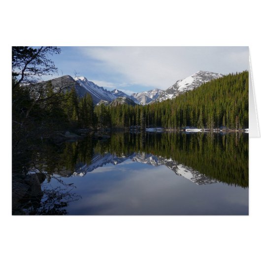 Bear Lake-weerkaatsing II (Voorkant Horizontaal)
