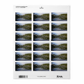 Bear Lake-weerkaatsing II Etiket (Full Sheet)