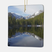 Bear Lake-weerkaatsing II Keramisch Ornament (Links)