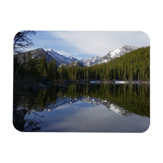 Bear Lake-weerkaatsing II Magneet (Horizontaal)
