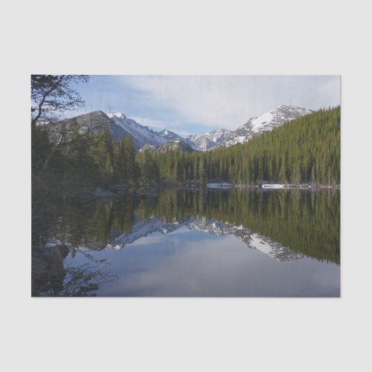Bear Lake-weerkaatsing II Tissuepapier (Voorkant)