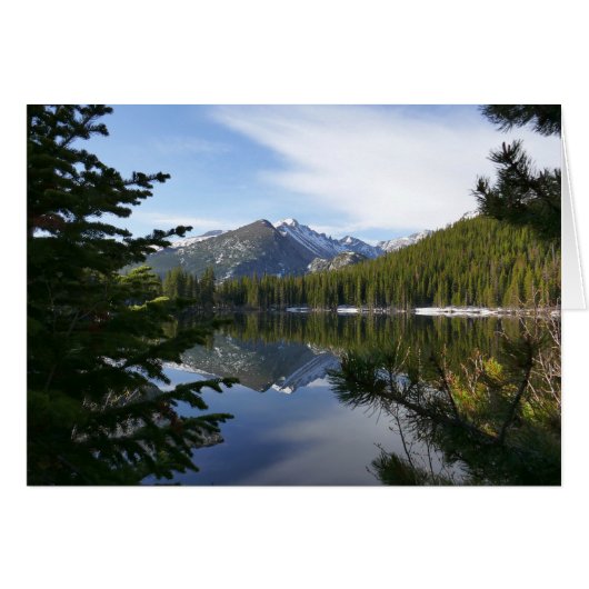 Bear Lake-weerkaatsing III (Voorkant Horizontaal)