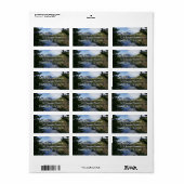 Bear Lake-weerkaatsing III Etiket (Full Sheet)