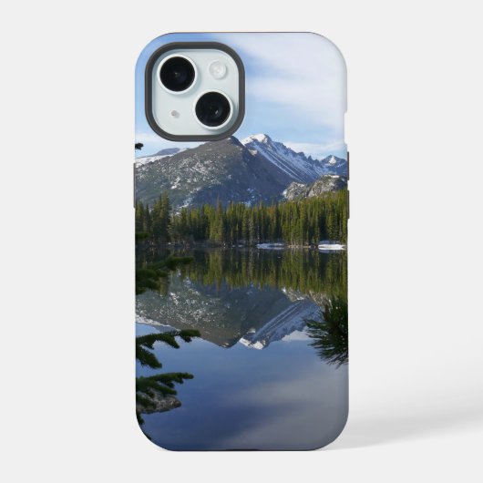 Bear Lake-weerkaatsing III iPhone 15 Case (Achterkant)