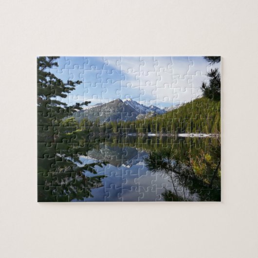 Bear Lake-weerkaatsing III Legpuzzel (Horizontaal)