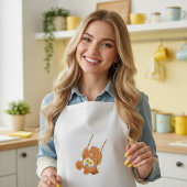 Bear Long Apron Lang Schort