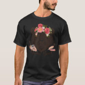 Bear Mama Mountains Calling Design Baseball  Sleev T-shirt (Voorkant)