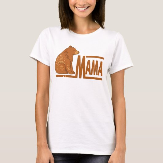 Bear Mama T-Shirt (Voorkant)