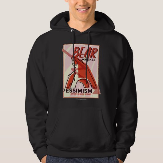 BEAR MARKET PESSIMISM HOODIE (Voorkant)