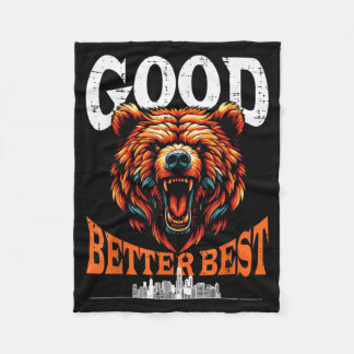 Bear Men Women Kids Boys Youth Teen Fleece Deken