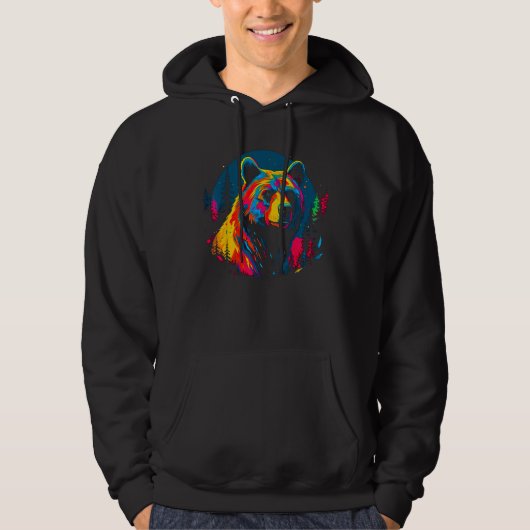 Bear Moon Hoodie (Voorkant)