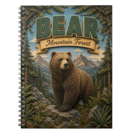 Bear Mountain Forest POPCUT Notitieboek