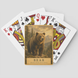 Bear Mountain Forests VINTAGE Pokerkaarten