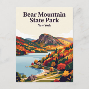 Bear Mountain State Park New York Briefkaart