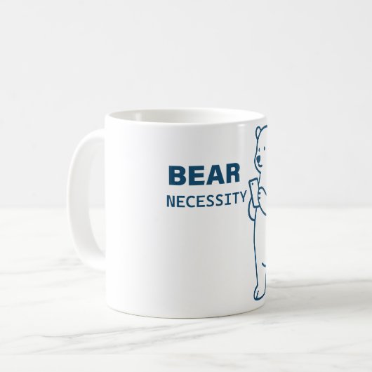 Bear Necessity Koffiemok (Voorkant links)