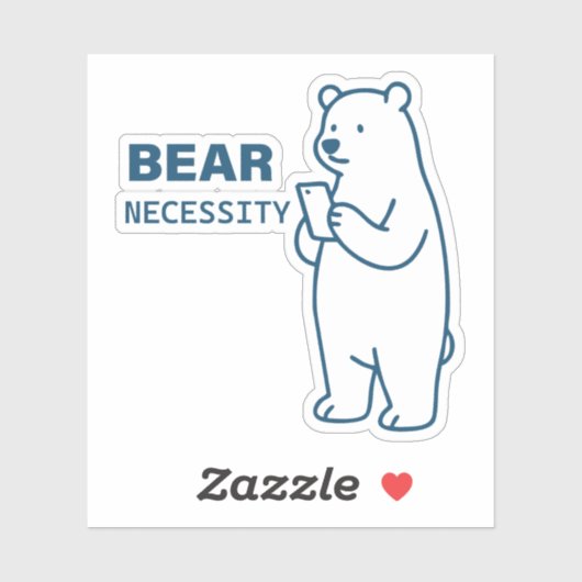 Bear Necessity Sticker (Vel)