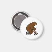 Bear on a Bike – Wild Ride Vibes Magneet (Voorkant / Achterkant)