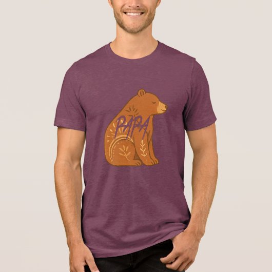 Bear Papa T-Shirt (Voorkant)