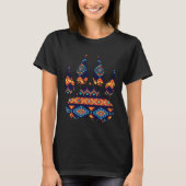 Bear Paw Print Ethnic Tribal Pattern Wild Animals T-shirt (Voorkant)