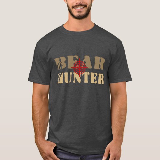 BEAR PRIDE BEAR JAGER T-SHIRT (Voorkant)