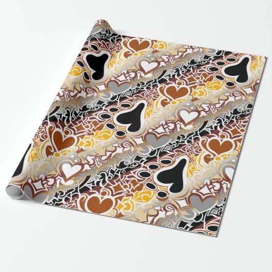 Bear Pride Squiggle Cadeaupapier (Uitgerold)