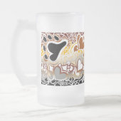 Bear Pride Squiggle Matglas Bierpul (Links)