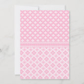 Bear Princess First Birthday Invitation Kaart (Achterkant)