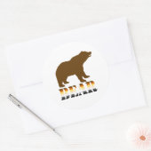 BEAR- RONDE STICKER (Envelop)