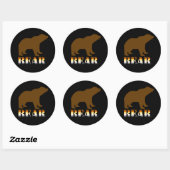 BEAR- RONDE STICKER (Vel)