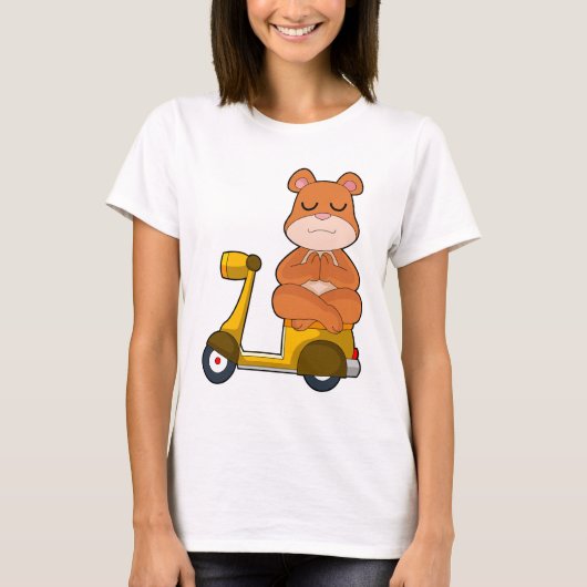 Bear Scooter T-shirt (Voorkant)