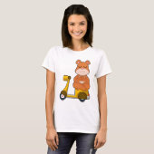 Bear Scooter T-shirt (Voorkant volledig)