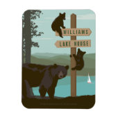 Bear Sign Post Magneet (Verticaal)