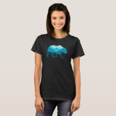 Bear Silhouette Outdoor Landscape Wildlife Forest  T-shirt (Voorkant volledig)
