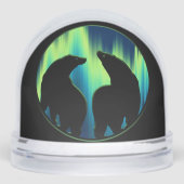 Bear Snow Globe Custom Aurora Bear Snow Globes Sneeuwbol (Voorkant)
