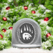 Bear Snow Globe Custom Native Bear Claw Snow Globe Sneeuwbol (Kerstmis)