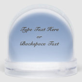 Bear Snow Globe Custom Polar Bear & Cubs Snowglobe Sneeuwbol (Achterkant)