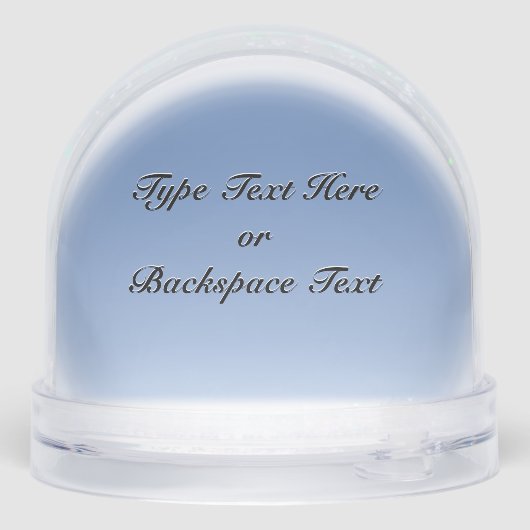 Bear Snow Globe Custom Polar Bear & Cubs Snowglobe Sneeuwbol (Achterkant)