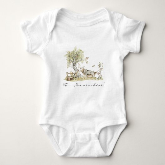 Bear | Storybook bos Romper (Voorkant)